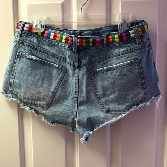 Free People Jean Shorts - Picture 2 of 3